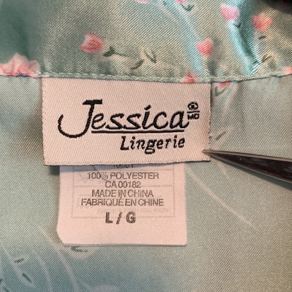 Vintage Jessica Button down duster/ sleep top - Picture 8 of 9